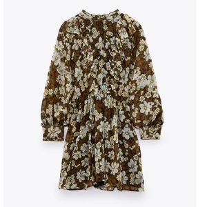 Zara Ruffled Print Jumpsuit, Medium